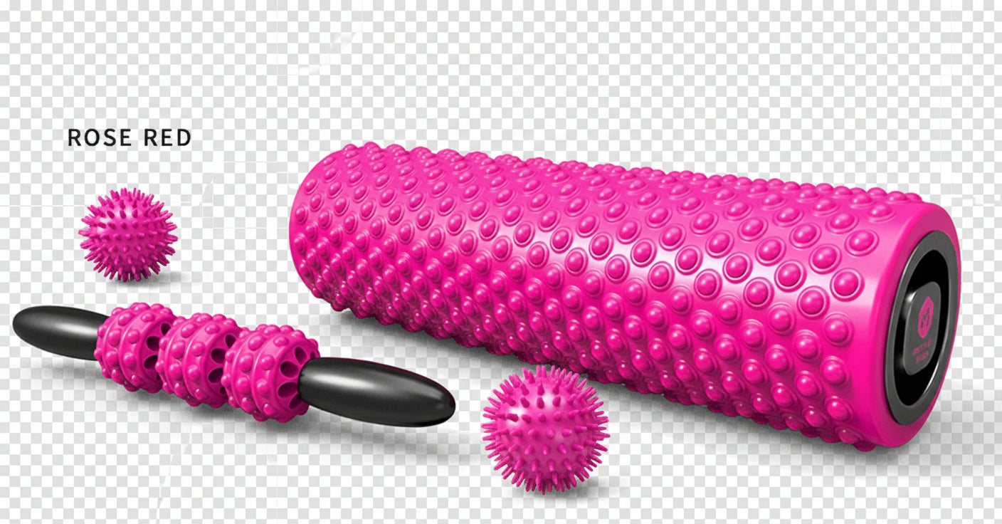 Up Intensity Foam Roller and Yoga Column Set for Muscle Relaxation