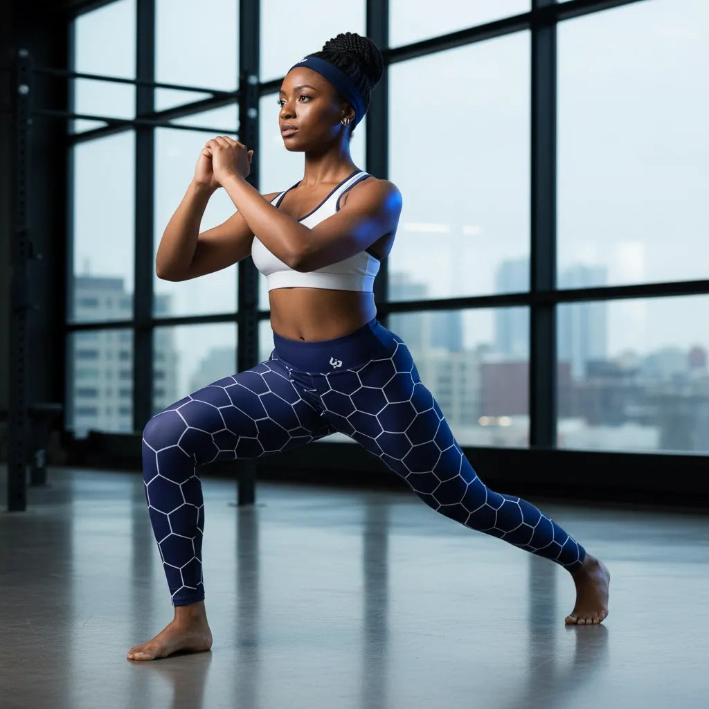 Up Intensity Midnight Hex Yoga Leggings